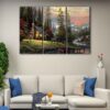 tableau tryptique retraite paisible 