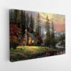 tableau sur toile imprimée retraite paisible 
