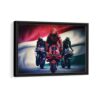 tableau biker boyz avec cadre noir