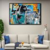 bird on money floating frame canvas