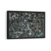 tableau full fathom five avec cadre noir