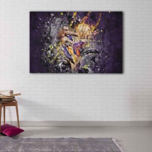 tableau dunk de kobe bryant 5 pièces