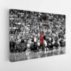 tableau sur toile imprimée dernier shoot de michael jordan