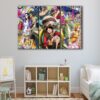 3 panels one piece canvas art