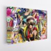 one piece stretched canvas