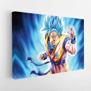 5 panels son goku canvas art