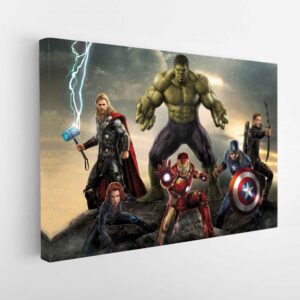 5 panels avengers canvas art