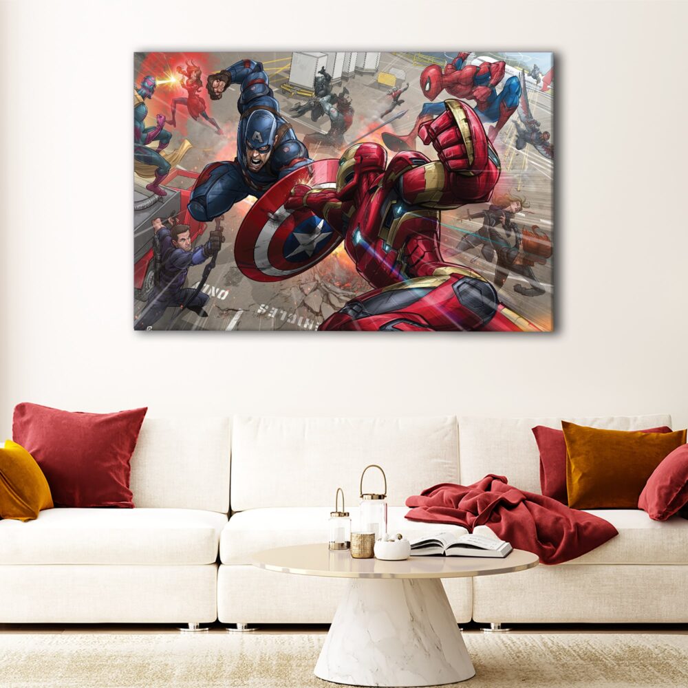 1 panel avengers war canvas art
