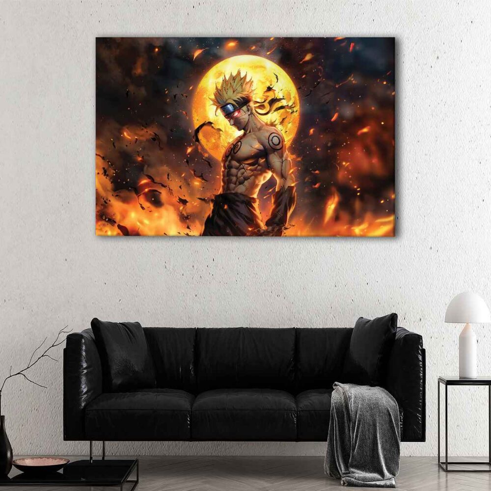 1 panel naruto canvas art