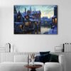 1 panel winter in bruges canvas art