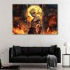 3 panels naruto canvas art