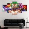 5 panels renault zoro swords canvas art