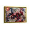 avengers war framed canvas gold frame