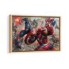 avengers war framed canvas natural beige