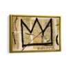 crown framed canvas gold frame