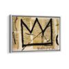 crown framed canvas white frame