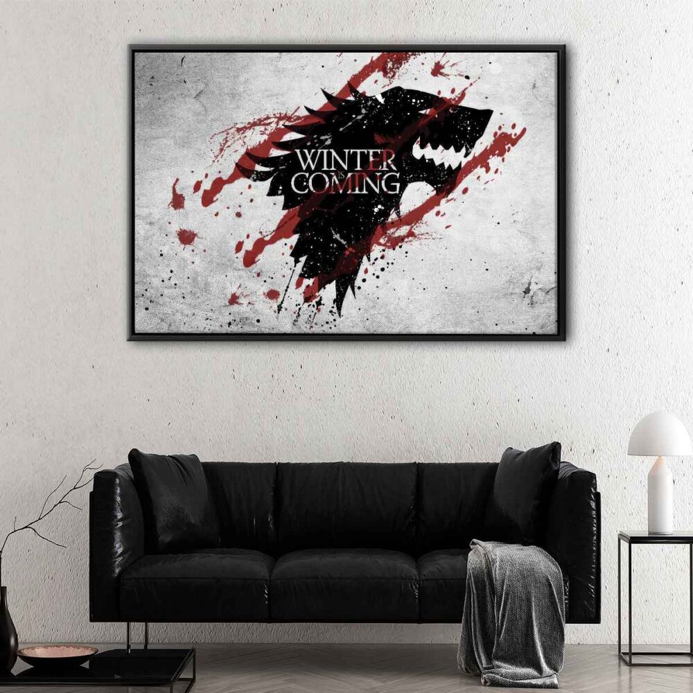 game of thrones floating frame canvas