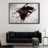 game of thrones floating frame canvas