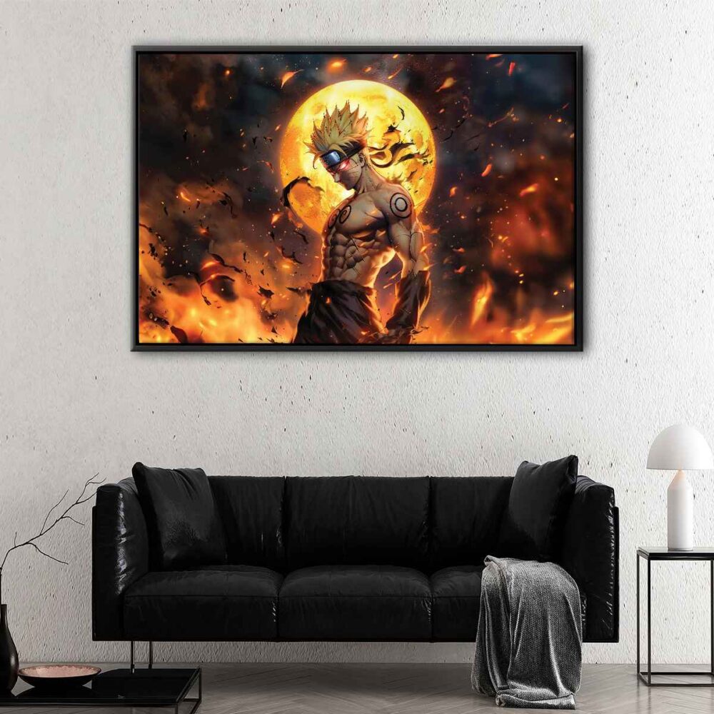 naruto floating frame canvas