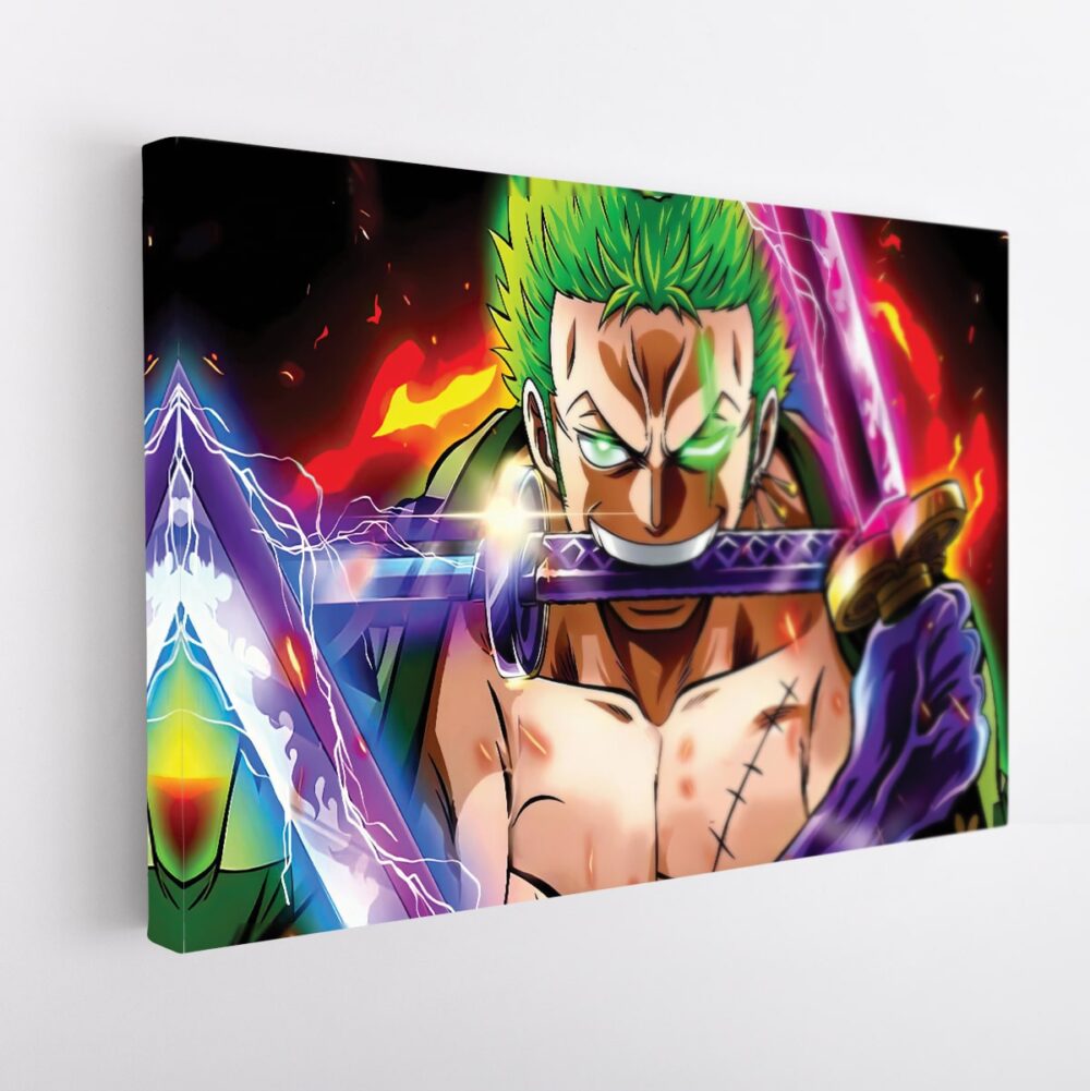 renault zoro swords stretched canvas