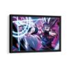 ultimate gohan framed canvas black frame
