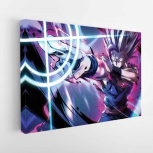 5 panels ultimate gohan canvas art