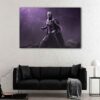 1 panel black panther fury canvas art