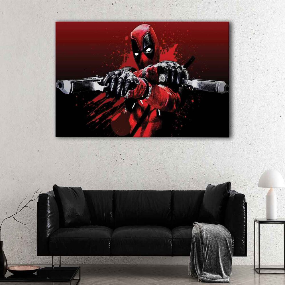1 panel deadpool canvas art
