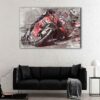 1 panel motogp racer canvas art
