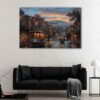 1 panel san francisco downtown canvas art