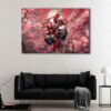 1 panel spider man cherry blossom canvas art