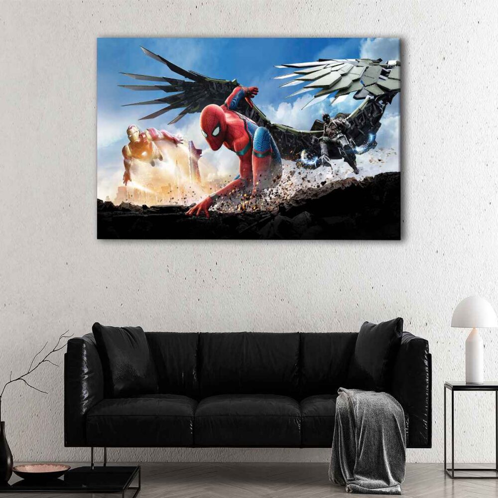 1 panel spiderman homecoming canvas art