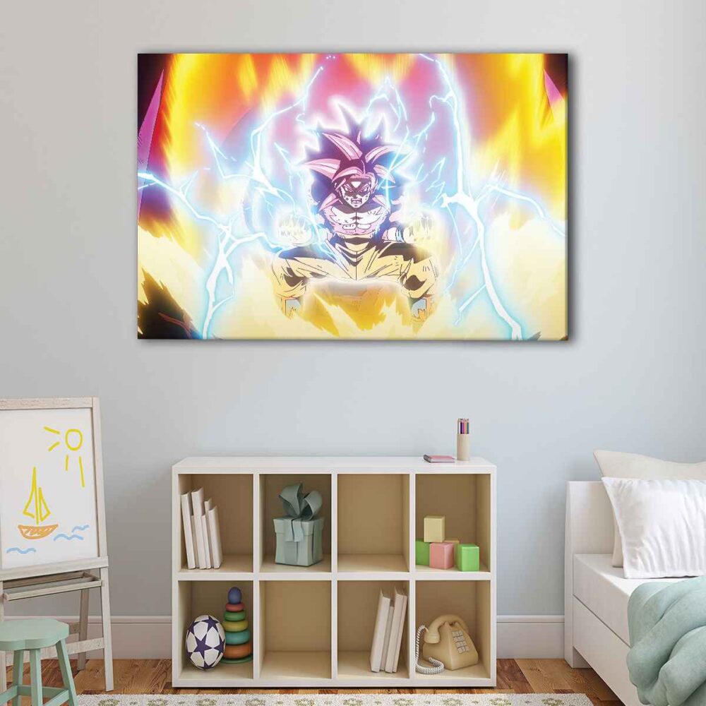 1 panel super saiyan ultime canvas art