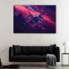 1 panel tactical fighter canvas art