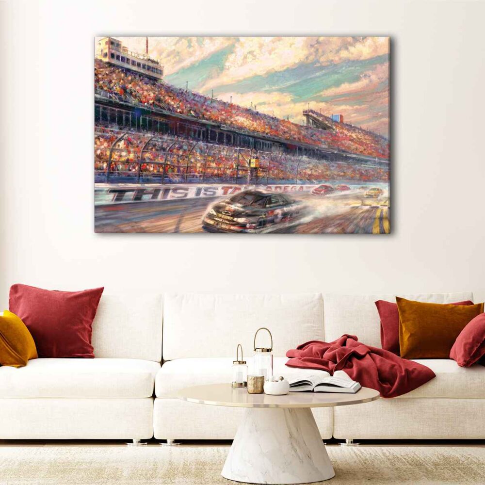 1 panel this is talladega canvas art
