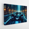 batmobile stretched canvas