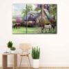 3 panels a perfect summer day canvas art