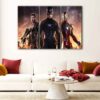 3 panels avengers canvas art
