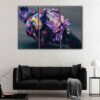 3 panels motogp champion canvas art