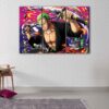 3 panels roronoa zoro attack canvas art