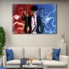 3 panels sung jinwoo canvas art