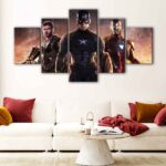 5 panels avengers canvas art