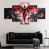5 panels batman dc canvas art