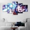 5 panels son goku strike canvas art