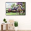 a perfect summer day floating frame canvas