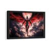 batman dc framed canvas black frame