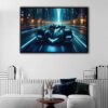 batmobile floating frame canvas