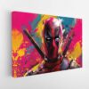 deadpool painting stretched canvas