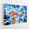 goku vs vegeta stretched canvas