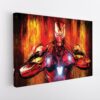 iron man painting stretched canvas